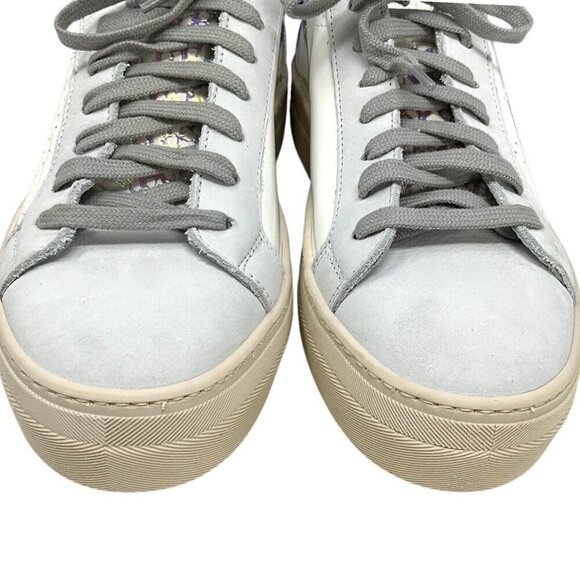 NIB P448 Thea Sneakers Unicorn US Size 8.5 EUR 39 Platform Low Top Leather Italy - Picture 9 of 15